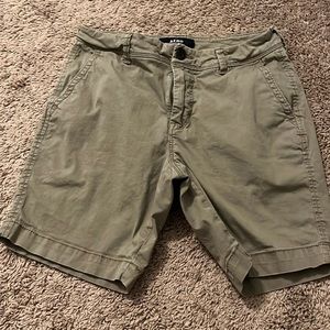 mens darker khaki shorts